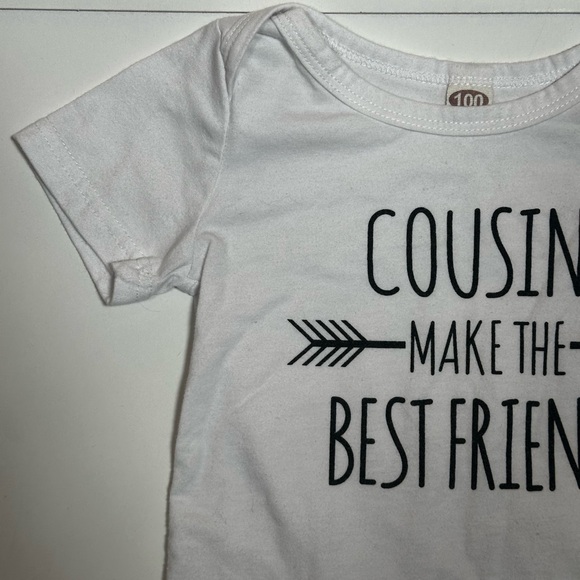 Toddler ‘Cousins Make the Best Friends' Onesie Size 3T - Picture 4 of 6